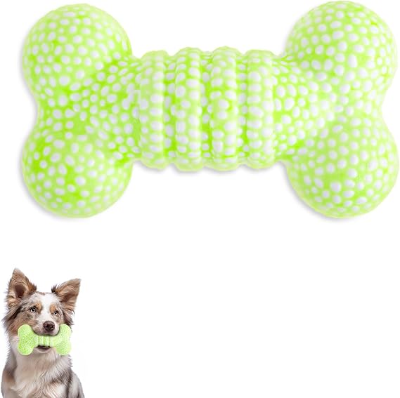 Dog Bone Toy, ETPU Bouncy Fetch Toys for Dog, Lightweight Dog Bone Toys for Medium & Large Dogs, High-Rebound Dog Interactive Toy for Outdoor & Indoor