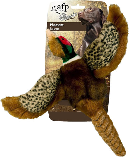 Dog Interactive Pheasant Toys, Squeaky Dog Toys, Stuffed Animal Dog Hunting Plush Toy, Small
